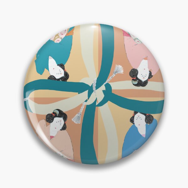 Item preview, Oriental woman with fan in traditional style geisha pattern  designed and sold by finedrawings.