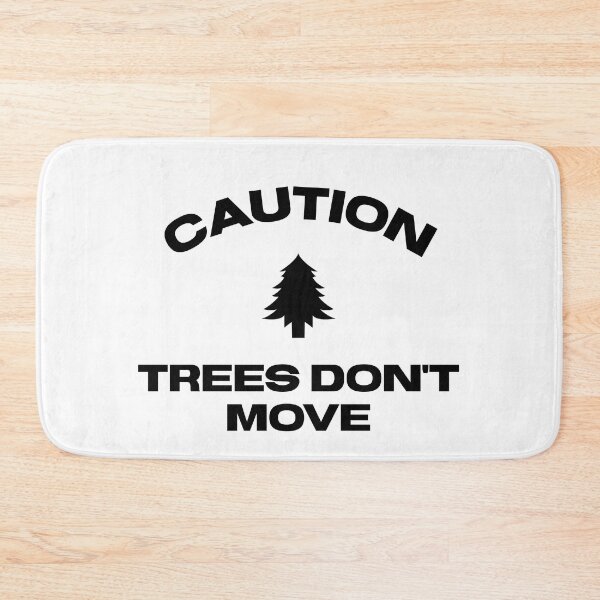 Item preview, Caution Trees Don't Move - Funny Skiing Warning Sign Quotes designed and sold by ferdaousseshop.