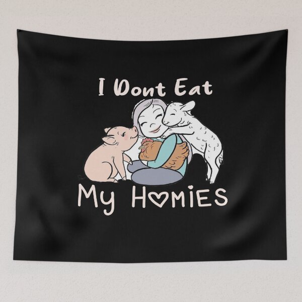 Item preview,  I Dont Eat My Homies Funny Vegan idea for girlfriend husband wife designed and sold by Manara  -Art.