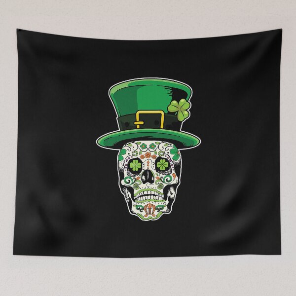 Item preview, Sugar Skull Saint Patricks Day designed and sold by franktimothy.