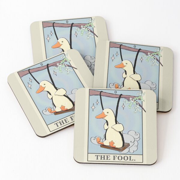 Item preview, Tarot Card The Fool Major Arcana - Funny Duck Drawing designed and sold by ViewerEqualsPhoton.