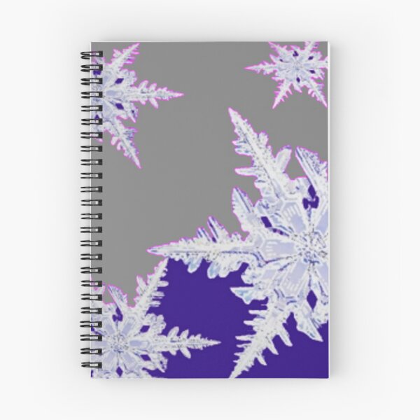 Item preview, DECORATIVE WINTER SNOWFLAKE CRYSTALS GREY ART designed and sold by sharlesart.