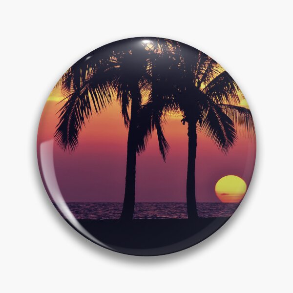 Item preview, Palm Trees Sunset beach designed and sold by cutecrazytshirt.