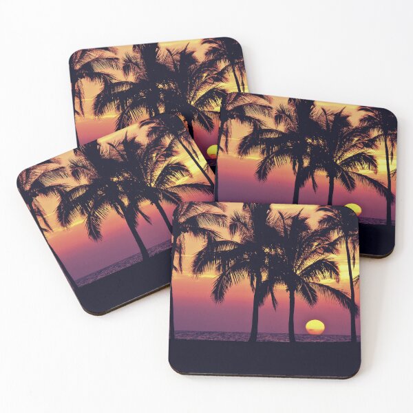 Item preview, Palm Trees Sunset beach designed and sold by cutecrazytshirt.