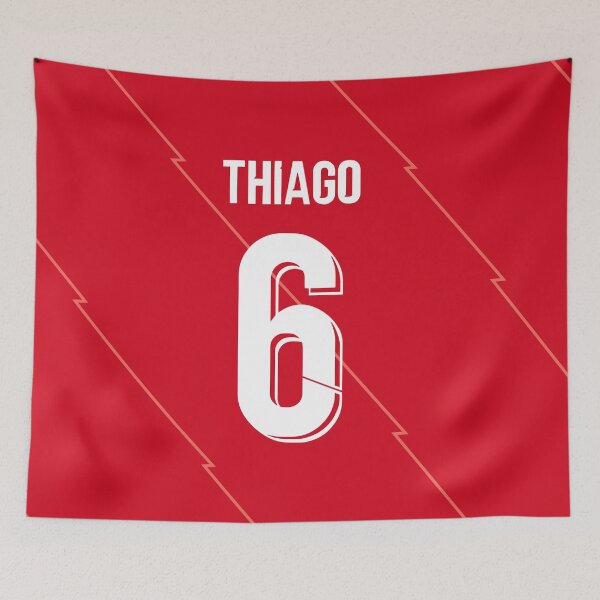 Item preview, Thiago Liverpool Home jersey 21/22 designed and sold by Alimator.