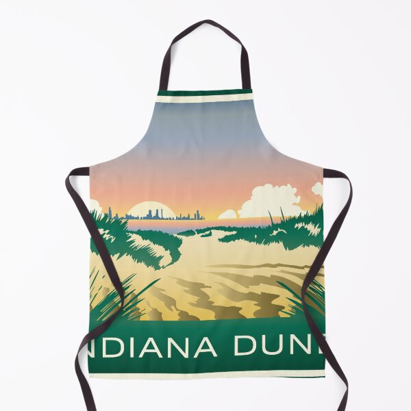 Item preview, Blissful Beach Indiana Dunes Poster designed and sold by indianadunes.