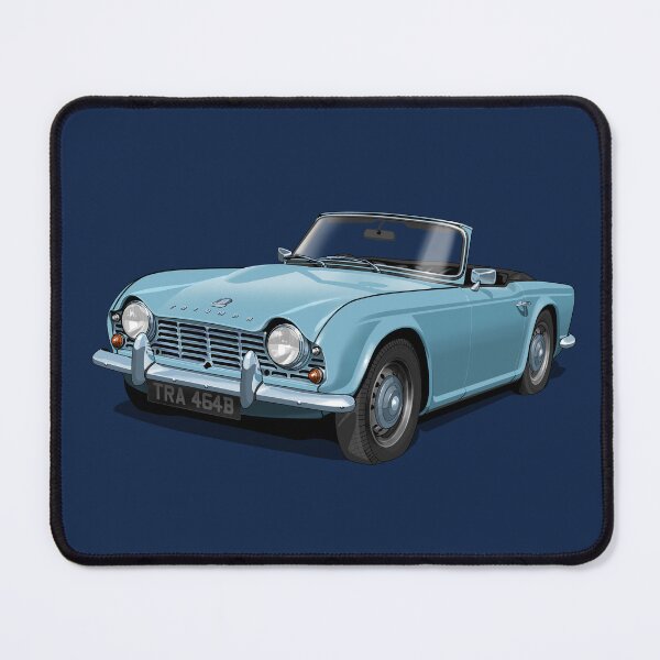 Item preview, Triumph TR4 in light blue designed and sold by candc-retro.