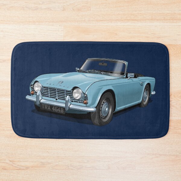 Item preview, Triumph TR4 in light blue designed and sold by candc-retro.