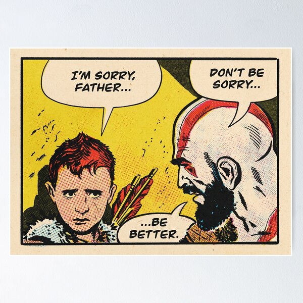 Item preview, Be Better Comic Panel designed and sold by MarkScicluna.