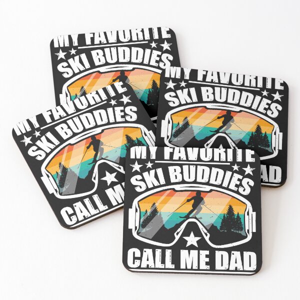 Item preview, My Favorite Ski Buddies Call Me Dad Funny Family designed and sold by MakeGoodChoices.