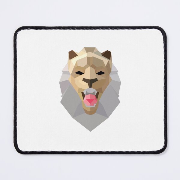 Item preview, Illustration of a lion head in origami style designed and sold by BranJOo.