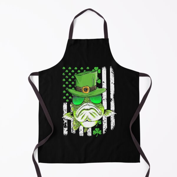 Item preview, Fishing Leprechaun St Patrick's Day Vintage US Green Clover designed and sold by franktimothy.