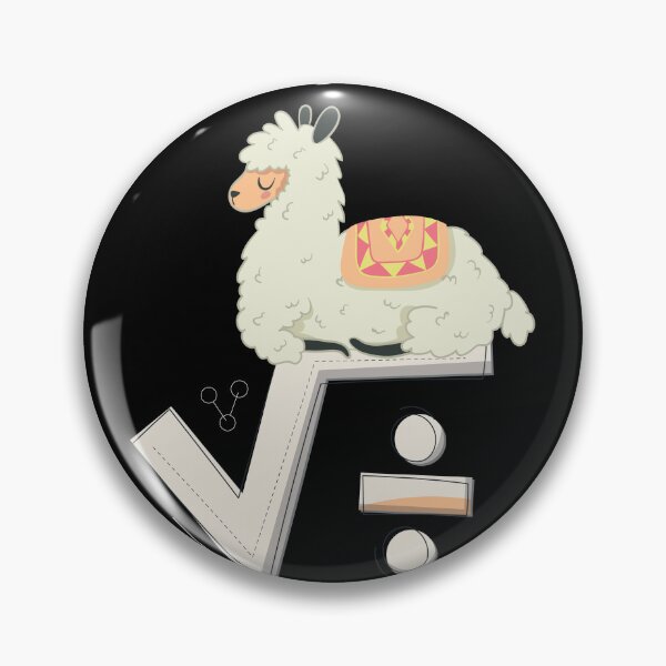 Item preview, Math Is No Prob Llama Funny Mathematician Alpaca designed and sold by MakeGoodChoices.