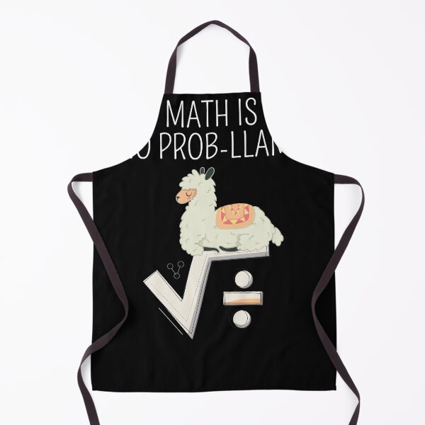 Item preview, Math Is No Prob Llama Funny Mathematician Alpaca designed and sold by MakeGoodChoices.