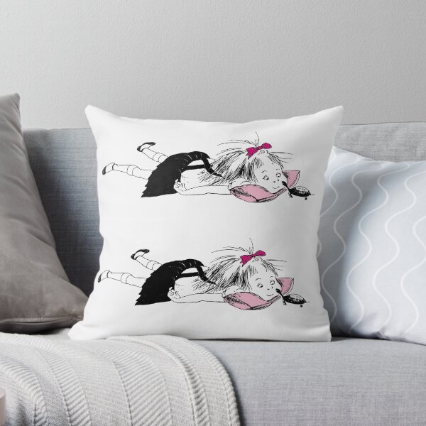 Eloise and Skipperdee Throw Pillow