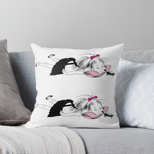Eloise and Skipperdee Throw Pillow