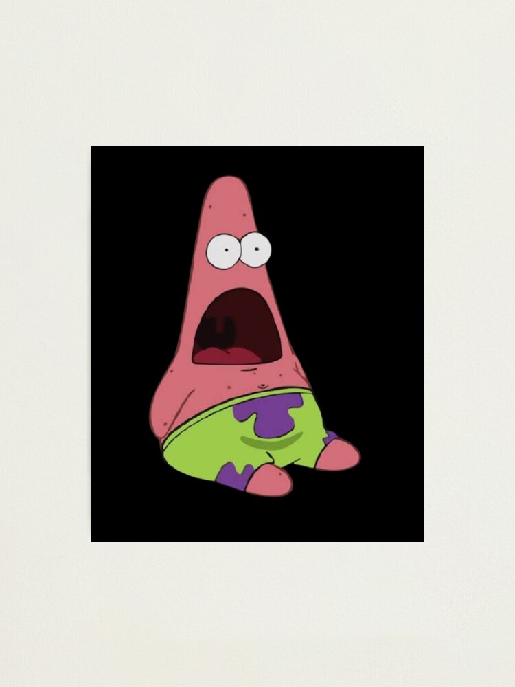 "Surprised Patrick Meme" Photographic Print For Sale By Thepodcave ...