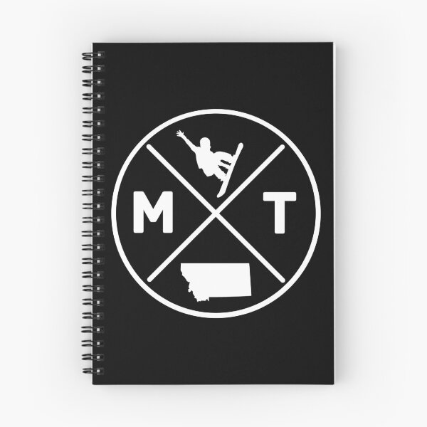 Item preview, 406 - Montana - MT  Snowboard - with state silhouette and snowboarder 02 designed and sold by Gilby-Designs.