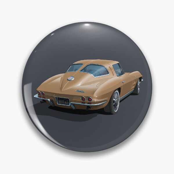 Item preview, 1963 Corvette in gold designed and sold by candc-retro.
