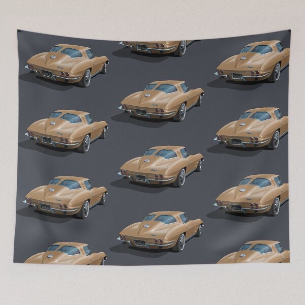 Item preview, 1963 Corvette in gold designed and sold by candc-retro.