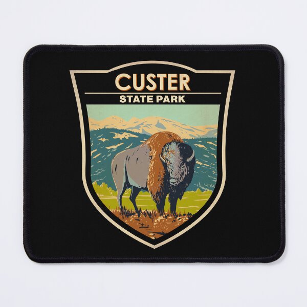 Item preview, Custer State Park South Dakota American Bison Badge designed and sold by KrisSidDesigns.