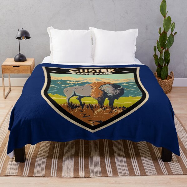 Item preview, Custer State Park South Dakota American Bison Badge designed and sold by KrisSidDesigns.