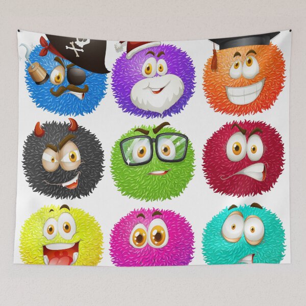 Item preview, Always Hungry monsters faces designed and sold by MaxManN1.