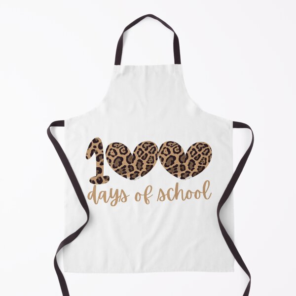 Item preview, 100 days of school leopard hearts - teacher - kindergarten, preschool, elementary, middle school designed and sold by CaitU.