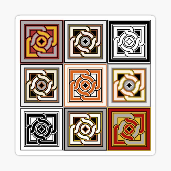 Item preview, Knotted petals medallion designed and sold by frederic Lecut.