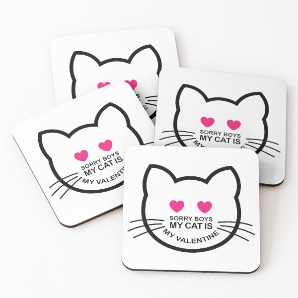 Item preview, Sorry boys my cat is my valentine designed and sold by alpdesignart.