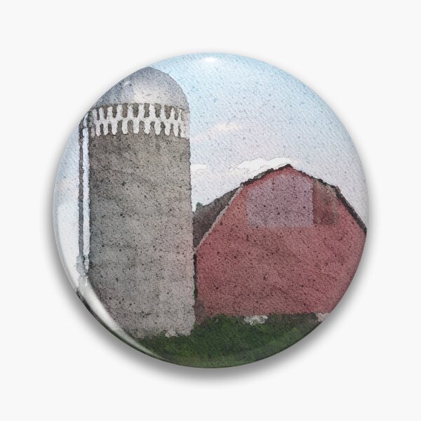 Item preview, Barn watercolor designed and sold by A. Koh.