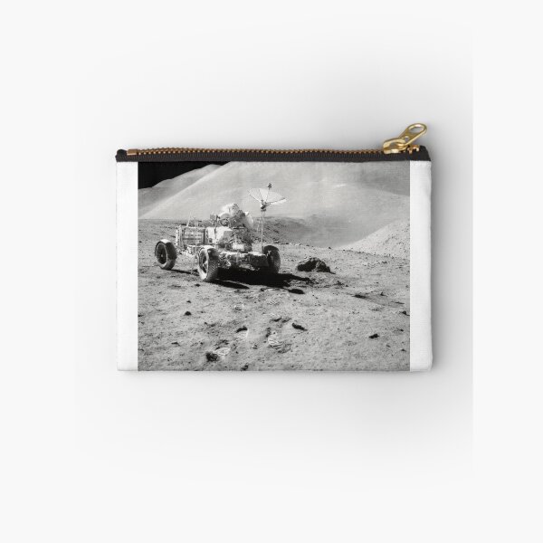 Item preview, Apollo 15 astronaut works at the Lunar Roving Vehicle on the moon's surface. designed and sold by StocktrekImages.