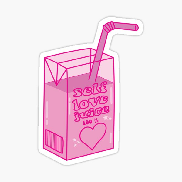 Soda and Juice Drink Stickers. Kawaii Holographic Glitter Stickers