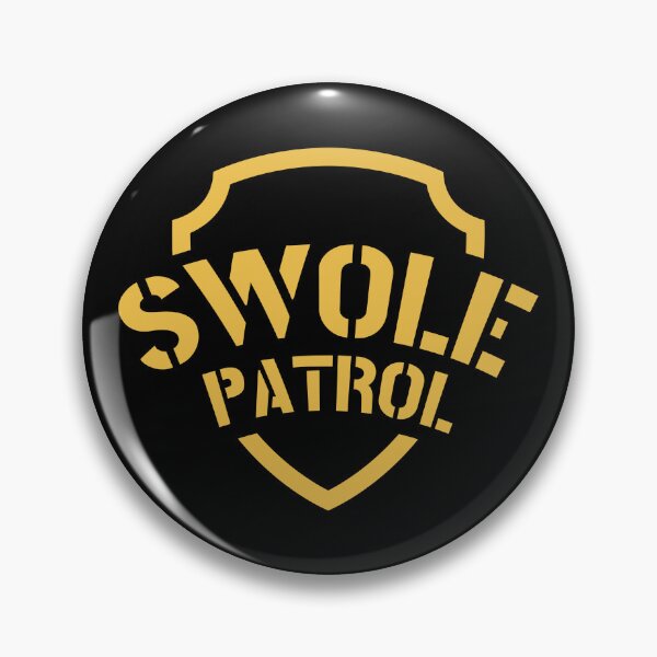 Item preview, Swole Patrol | Funny Bodybuilder Quote designed and sold by Printend _.