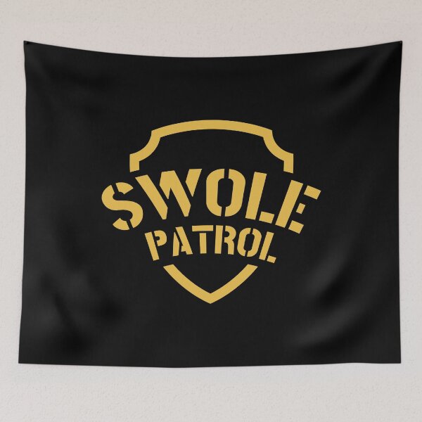 Item preview, Swole Patrol | Funny Bodybuilder Quote designed and sold by Printend _.