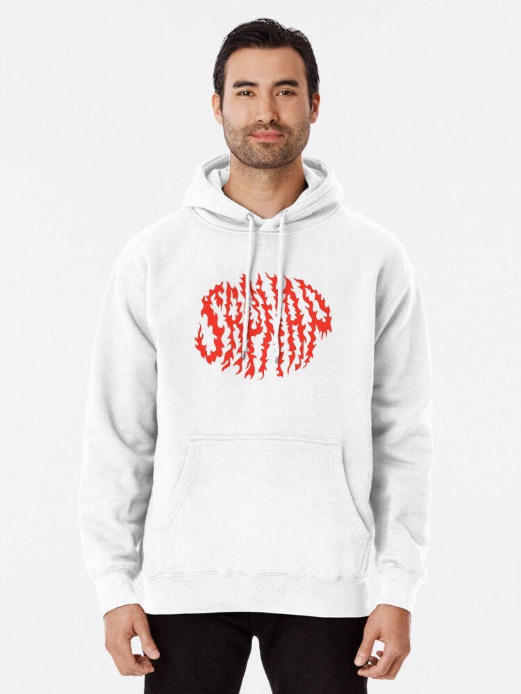 Sapnap Shop Sapnap Flame Name Fleece Pullover Hoodie - Snowshirt