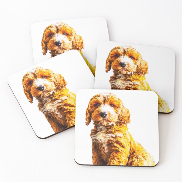 Artikelvorschau, Roter Cockapoo-Welpe entworfen und verkauft von Paul Thompson Photography.