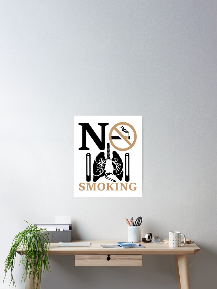 Vintage NO Smoking Tin Wall Signs Bar Bedroom Decorative Metal Art Plates Poster