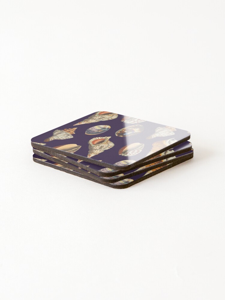 Thumbnail 4 of 5, Coasters (Set of 4), Shell designed and sold by Pacesyte.