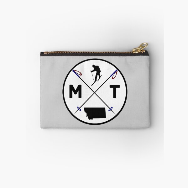 Item preview, 406 - Montana - MT Ski - with state silhouette and skier designed and sold by Gilby-Designs.