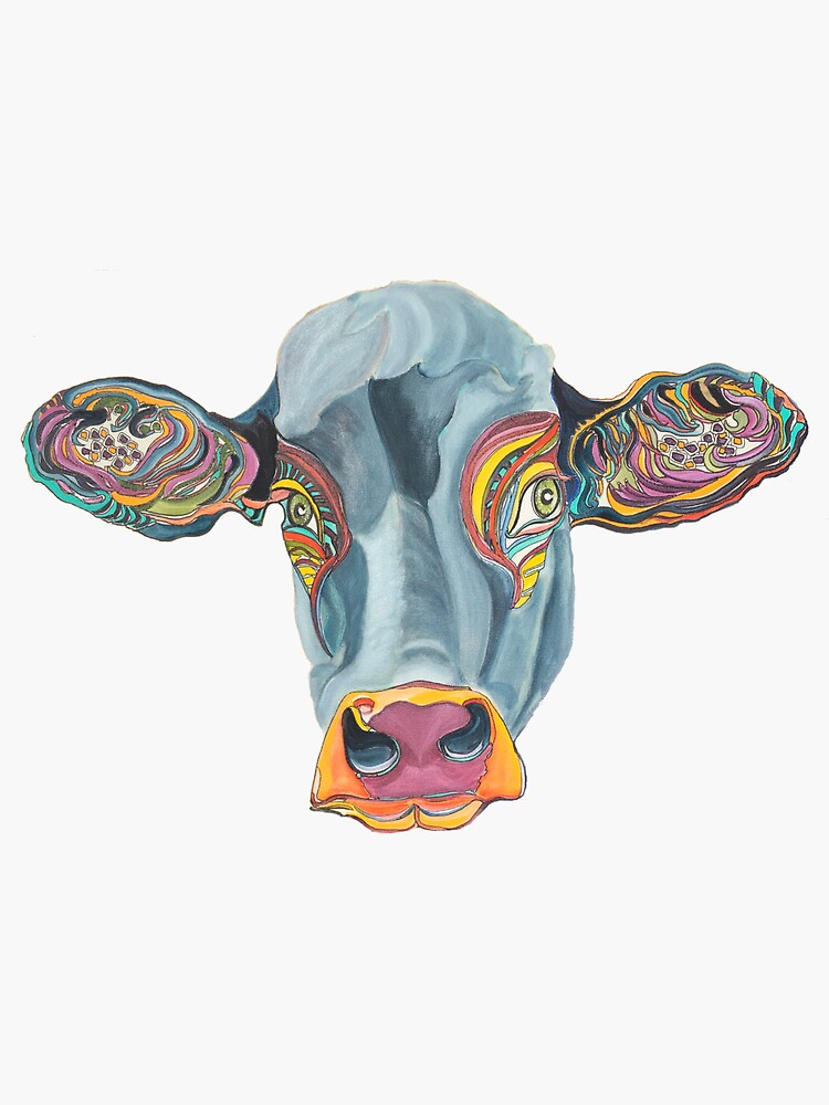 Cute Cow - Don't eat me ... by Giselle by GalleryGiselle