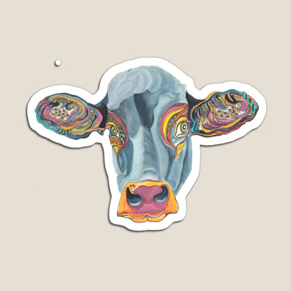 Cute Cow - Don't eat me ... by Giselle Magnet