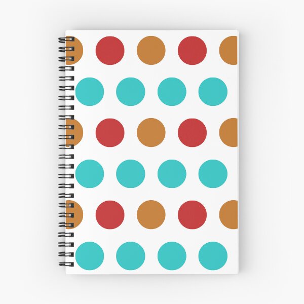 Item preview, Polka dots red, blue, braun designed and sold by HandLu.
