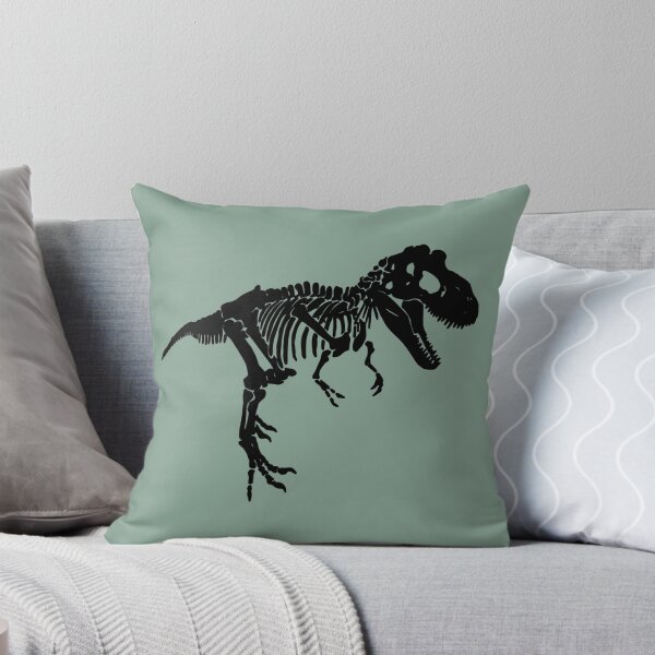 Item preview, Granite Green Dinosaur Tyrannosaurus Rex Black Skeleton designed and sold by InterpreTees.