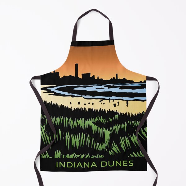 Item preview, Factory Sunset Indiana Dunes Poster designed and sold by indianadunes.