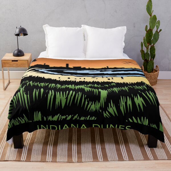 Item preview, Factory Sunset Indiana Dunes Poster designed and sold by indianadunes.
