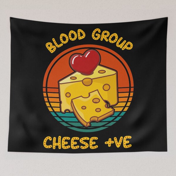 Item preview, Blood group - cheese +ve designed and sold by SidTastic .