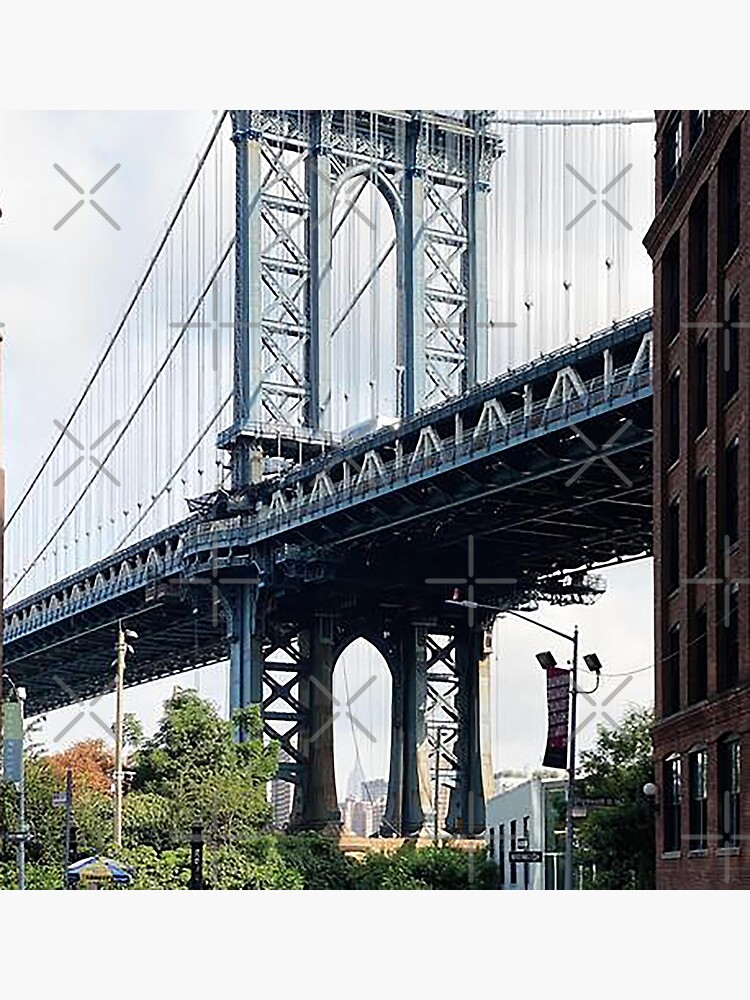 Póster for Sale con la obra «puente de brooklyn, brooklyn nueva york, nueva  york, puentes, puentes famosos, puentes de nueva york, monumentos de nueva  york, base del puente de brooklyn» de Nostrathomas66