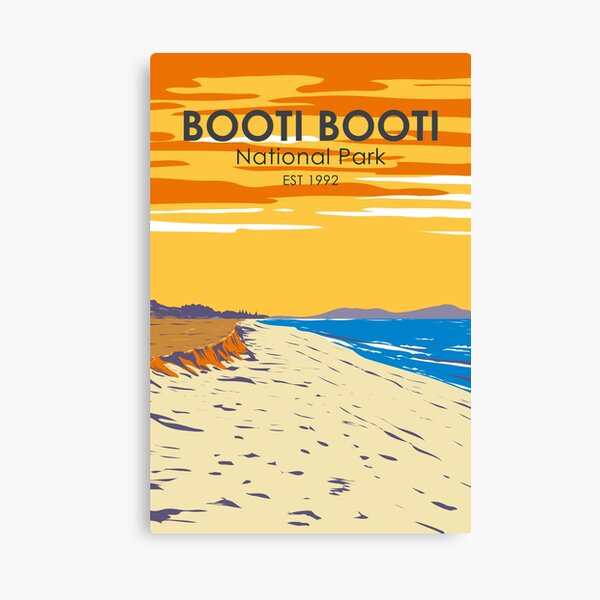 Item preview, Booti Booti National Park Australia Vintage designed and sold by KrisSidDesigns.
