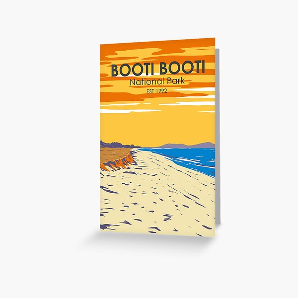 Item preview, Booti Booti National Park Australia Vintage designed and sold by KrisSidDesigns.